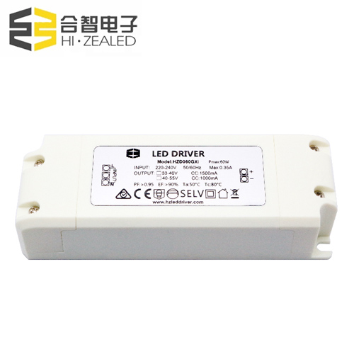 Standard products(6-120W)-Non Flicker - Constant Current LED Driver 24V 60W