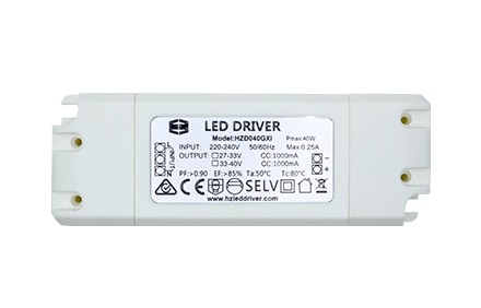 Standard products(6-120W)-Non Flicker - 40W 1000MA Constant Current Led Driver