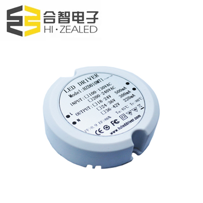 Dimmable LED Driver - 10W 300mA Round Triac Dimming Led Driver