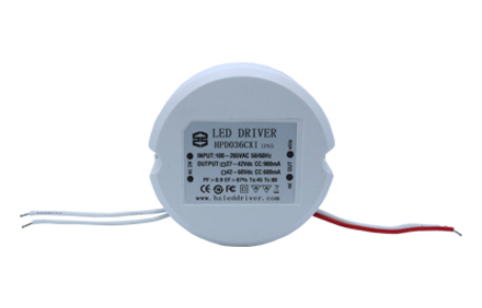 Waterproof LED Driver - 36W 600mA Circular Weatherproof Led Driver